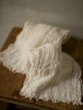 手織り　伯州綿ストールの写真