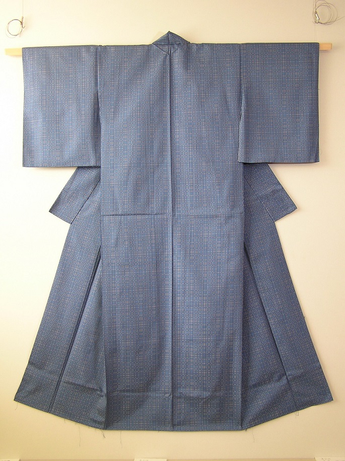 ★未使用★本場倉吉絣 倉吉絣保存会伝統工芸総作品 綿100％ 絵絣 反物 染織（保持者：吉田公之介） &frasl;とっとり文化財ナビ &frasl;とりネット &frasl;鳥取県